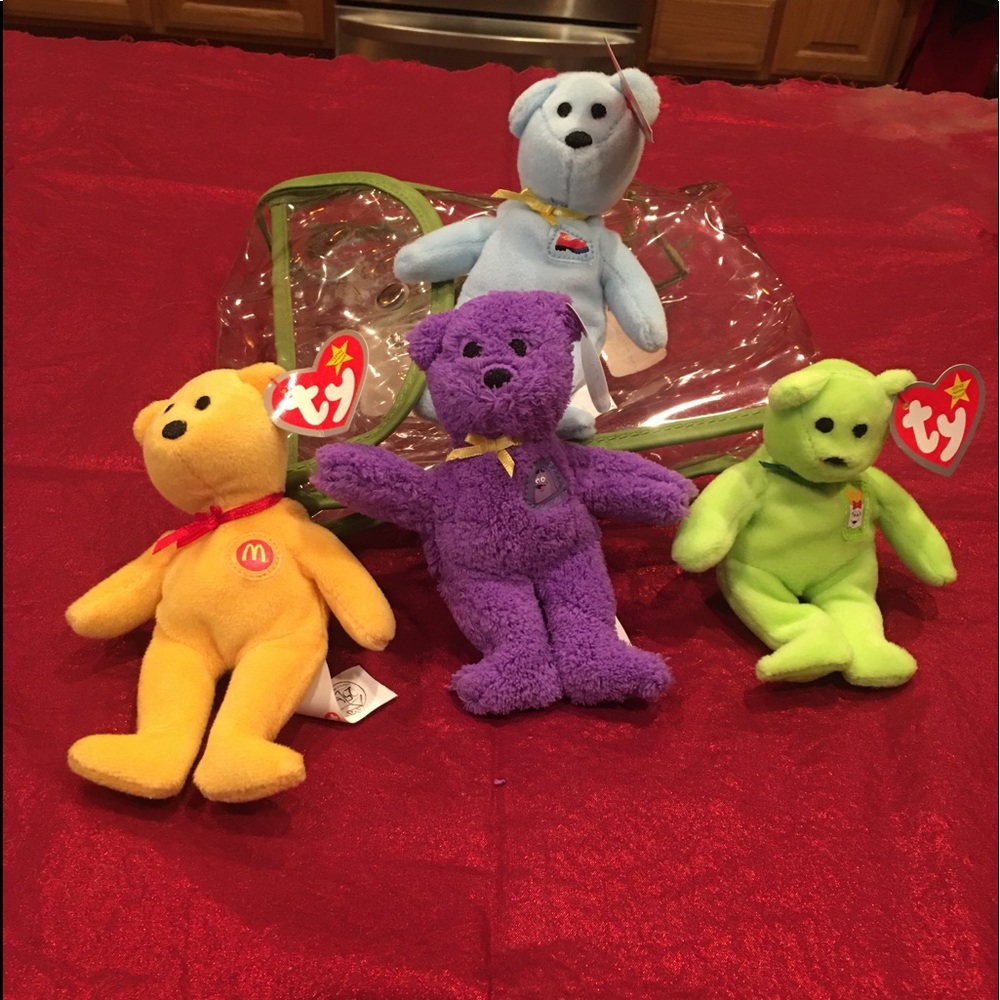 McDonald's Teanie Beanie Bears set of 4